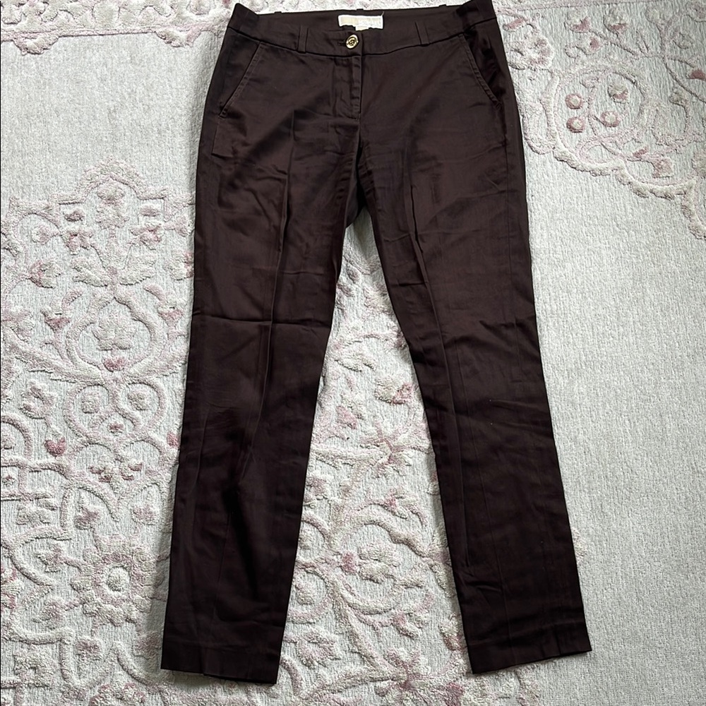 Michael Kors Women's Dark Brown Trousers